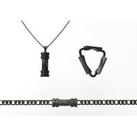 Buy cheap Men's Triangle Ring And Pendants Set Chain Carbon Fiber Jewelry With Mould product