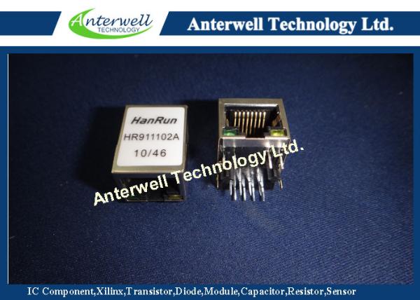Buy cheap HR911102A RJ45 Integrated Magnetics Electronics Parts 30MHz With LED from wholesalers