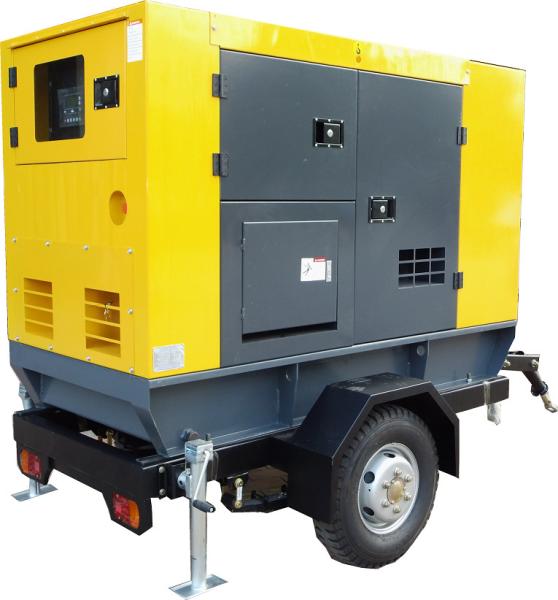 Buy cheap 220 Volt 380 Volt 400 Kva DG Set Mobile Trailer Diesel Generator With Wheels from wholesalers