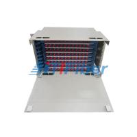 Buy cheap 144 Core 8U ODF Fiber Optic Patch Panel With FC Square Fiber Adapter , Rack product