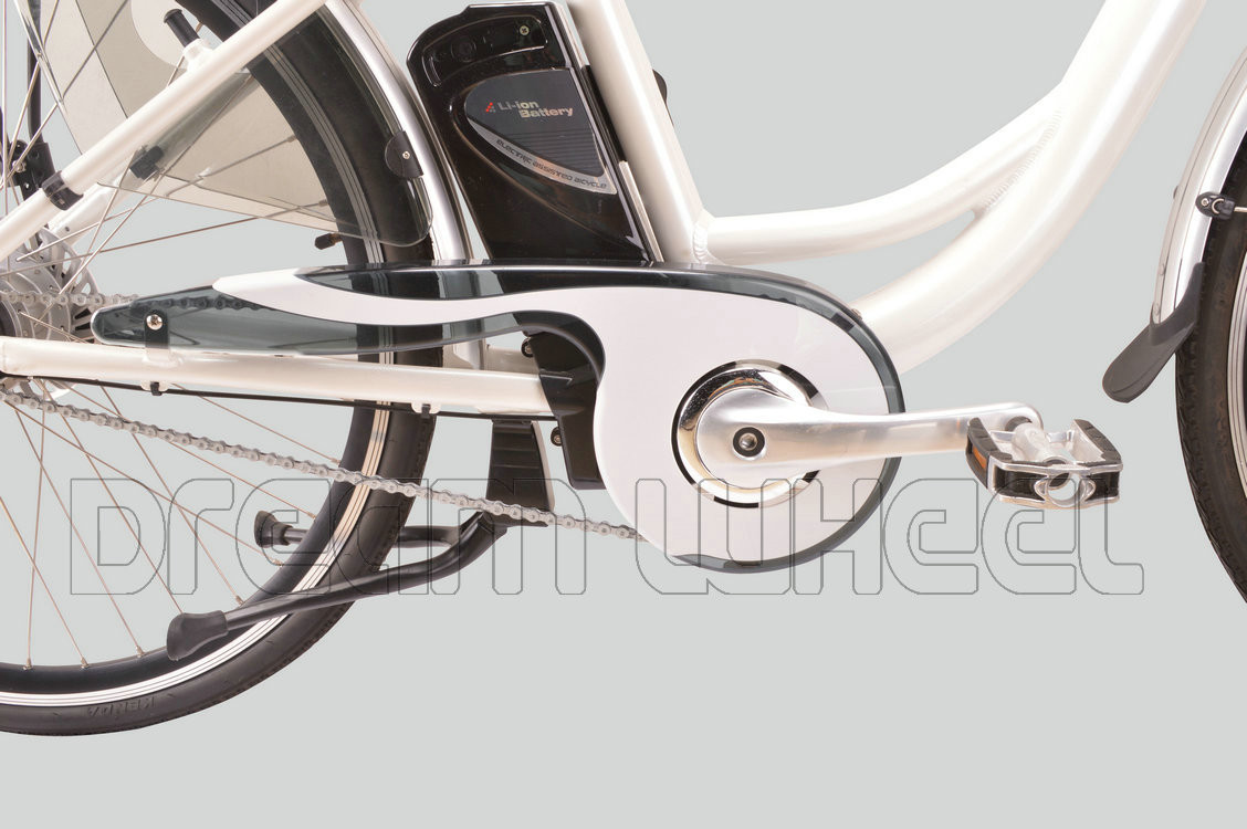 25km/H Electric City Bicycle 700C Front Wheel Gear Motor Roller Brake