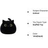 Buy cheap Black Cat Plush Toy: Soft, Stuffed Animal Pillow, Baby Sofa Decoration, Cat-shaped Design from wholesalers