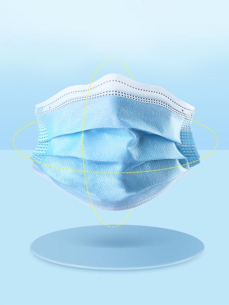Buy cheap Surgical Disposable Non Woven Face Mask Skin Friendly For Air Pollution from wholesalers