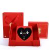 Buy cheap Heart Shaped Red Rose Flower Jewelry Box Packaging For Valentine's Day Necklace from wholesalers