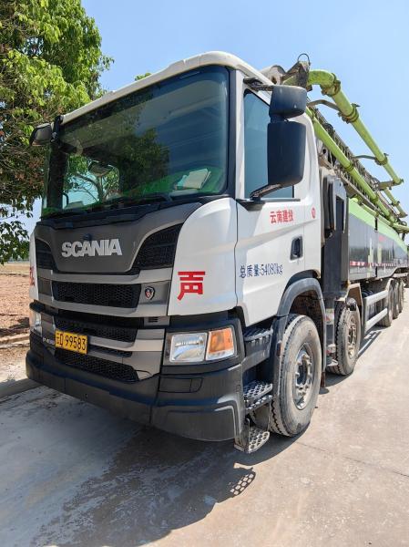 Semi-Dry Shotcrete Type 67m Zoomlion Mass Footings Concrete Pumper for High Rise