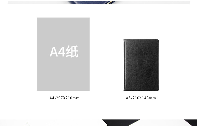 Customized Debossed Logo A5 Leather Notebook with Printed Design and 100 Inner Sheets