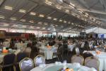 1000 Guests Aluminum Frame PVC Roof Cover Outdoor Tents for Dinner near Beach