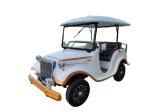 Electric Classic Car 6 Seater Vintage Cart Sightseeing Bus 4kw 72v 3+3 Seats