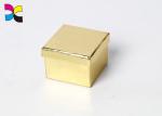 Customized Paper Printed Cardboard Flat Folding Gift Box Golden Color Eco -