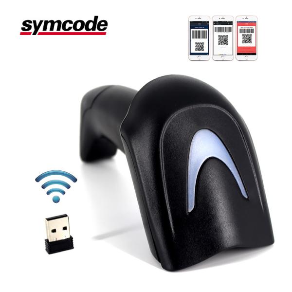 QR Wireless Barcode Scanner / Usb Barcode Reader Robust Housing For Mobile