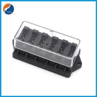 Buy cheap 30A 32V Fuse Blocks 115.5x53x42mm 6 Way Blade Fuse Box For Automotive product