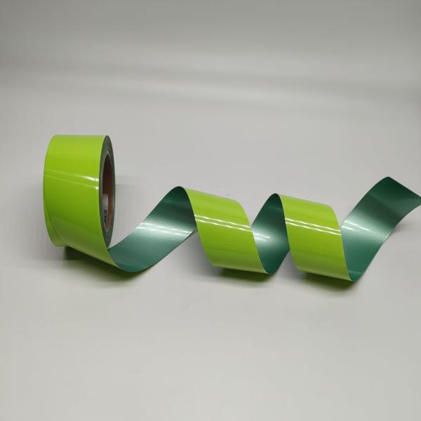 Green Reflective Heat Transfer Film Iron On Hi Vis Reflective Tape For Clothing