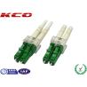 Buy cheap Dual LC Connector Fiber Optic Pull Proof , Plastic Optical Fiber Connectors from wholesalers