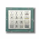 Buy cheap IP65 / IK07 Mini Stainless Steel KeyPad waterproof dustproof anti-vandalism 16 Keys Metal Industrial Numeric Keypad USB 232 485 Rear Panel Mounted -40℃ from wholesalers