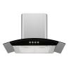 Buy cheap Commercial Arc Glass Chimney Hood 40 Inch 800 Cfm from wholesalers