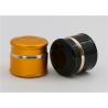 Buy cheap Gold Black Glass Cosmetic Cream Jar With Lids 50g Beauty Cream Support from wholesalers