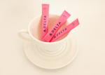Pink Paper Wrapped Sugar Stick Condiment Packets Coffee Companion