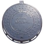 Municipal Ductile Iron Manhole Cover D400 Round Composite 850 * 850mm