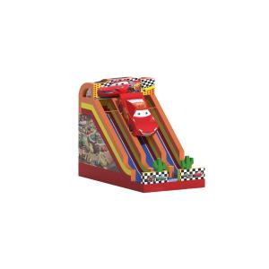 Buy cheap Racing Car Theme Dry Inflatable Slides Customized 8x5x6m from wholesalers