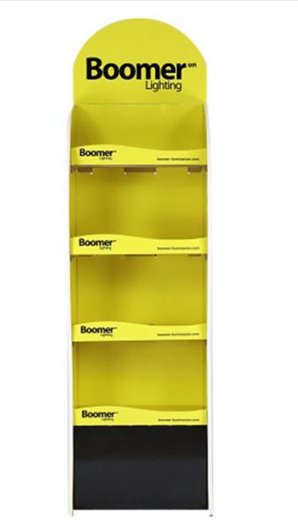 Buy cheap Folding Point Of Sale Cardboard Displays Stands 4C Printing from wholesalers
