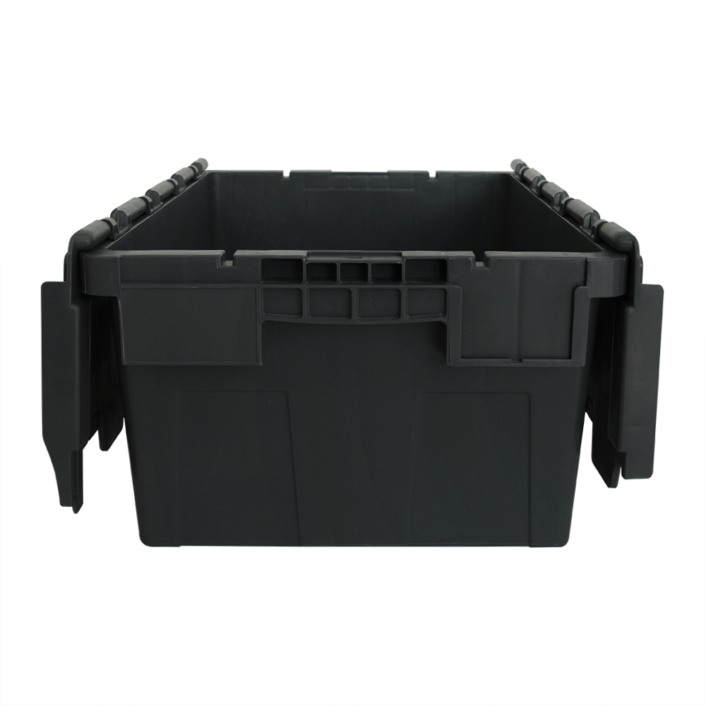 Customized Color Solid Plastic Moving Crate for Stacking and Nesting in Logistics