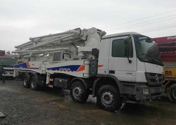 Buy cheap 50m Boom Concrete Pump Truck ZLJ5418THB Second Hand High Standard from wholesalers
