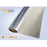 Buy cheap Reflective Aluminum Foil Fiberglass Fabric For Flexible Connector Duct product