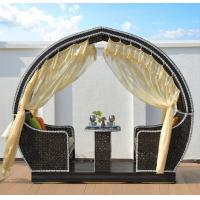 Buy cheap Metal Frame 4 Person Glider Swing With Table Rain Proof And Sun Proof product