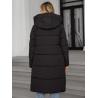 Buy cheap Zipper And Snap Fastener Included Fashionable Black Cotton Jacket For Women To Upgrade Style from wholesalers