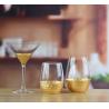 Buy cheap 450ml Gold Cutted Honeycomb Stemless Crystal Wine Glass from wholesalers