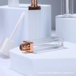 7ml Thin Square Flat Lip Glaze Tube Transparent Matte Cosmetic Concealer Empty