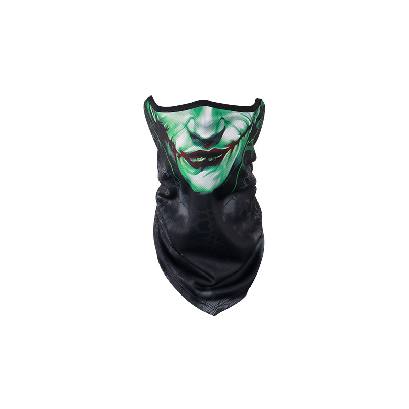Sweat-proof Breathable Comfortable Pattern Outdoor Riding Bicycle Mouth Shield Motorcycle Face Mouth Shield Neck Head Scarf