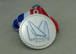 Iron Stamped Die Stamping Awards Ribbon Medals 3.0 mm Thickness Photo Etching