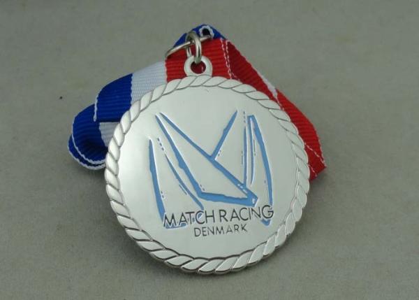 Buy cheap Iron Stamped Die Stamping Awards Ribbon Medals 3.0 mm Thickness Photo Etching from wholesalers