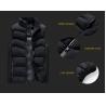 Buy cheap Customized Design Solid Warm Outwear Zip Sleeveless Utility Slim Cotton Quilted Waistcoat Men Plus Size Vest from wholesalers