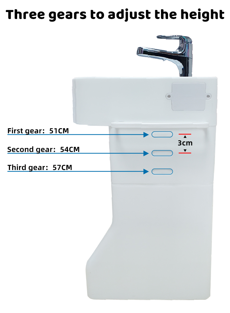 Simulated Baby Bathroom Hand Washing Basin Child Size Sink With Plastic Stand