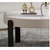 Buy cheap PU Wood Minimalist Marble Coffee Table Set 45cm For Living Room from wholesalers