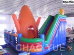 Colorful Spongebob squarepants inflatable playground(CYFC-06)