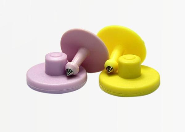 Buy cheap Laser Printing RFID Ear Tag Anti Microbial Coating Optional Frequency from wholesalers