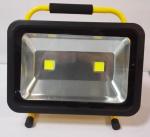 100W Portable rechargeable lithum-ion battery LED flood light outdoor emergency