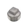 Buy cheap Customized Support 304 Stainless Steel Square Head Cored Plug Class 150 2'' NPT Male from wholesalers