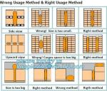 pillow packing bag dunnage air bag for container, Kraft Paper Air Bag for