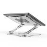 Buy cheap 15.6inch Height Adjustable Ergonomic Laptop Stand , 740g Aluminum Laptop Holder from wholesalers
