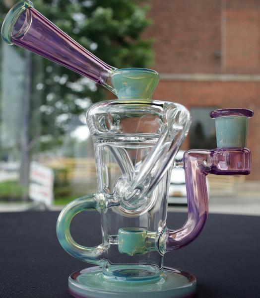 Buy cheap 9inch Water Pipe Hookah Thick Base W/Arm Perc Tobacco Smoking from wholesalers