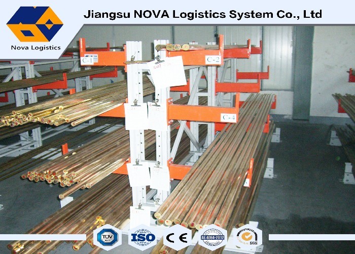 Heavy Duty Multi Layers Mezzanine Cantilever Racking Systems With Powder Coated