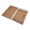 Buy cheap Biodegradable 180g Brown Kraft Paper Envelope Bag 3D Mock Up With Sticker from wholesalers