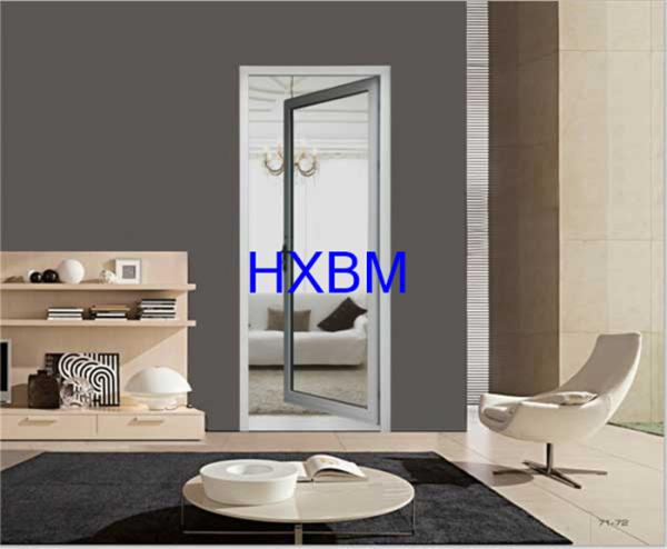 Buy cheap Double Glazed Aluminium Casement Doors With Wooden Finish German Hardware for Indonesia market from wholesalers