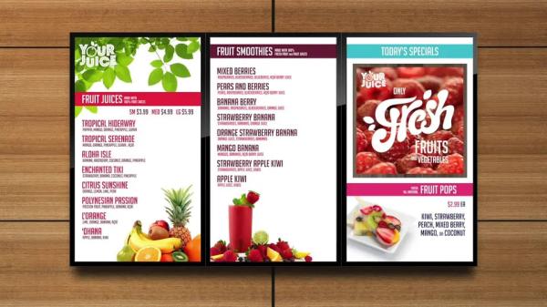 Buy cheap 43 Inch Commercial Automotive Digital Menu Board Cafe Narrow Bezel Display from wholesalers