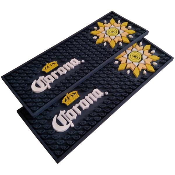 Buy cheap Bar Service Mat, Professional Soft PVC Kitchen Mat, Heat Resistant, Non-slip & Non-spill Dish Drying Mat with Trim from wholesalers