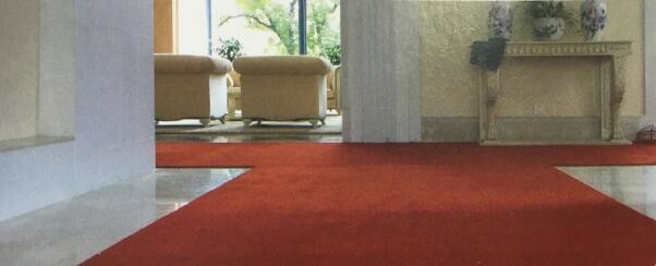 Synthetic Fiber Hotel Entrance Mats Vip Door Mat Compound Rubber